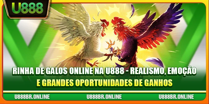 Rinha de Galos Online na U888 - Realismo, Emoção e Grandes Oportunidades de Ganhos